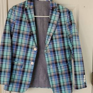 Boy's plaid blazer
